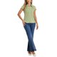 thumbnail image 2 of INSPIRE CHIC Camisetas Vintage de Manga Corta para Mujer de Regreso a Clases Camisa de Lunares con Botones L Verde, 2 of 6