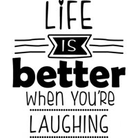 Rienda Libre Graphics - Decomural Life Is Better Inspirational Ws-35754