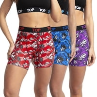 Top - Bóxer Mujer Medio Algodón Dc Pack 3 C5