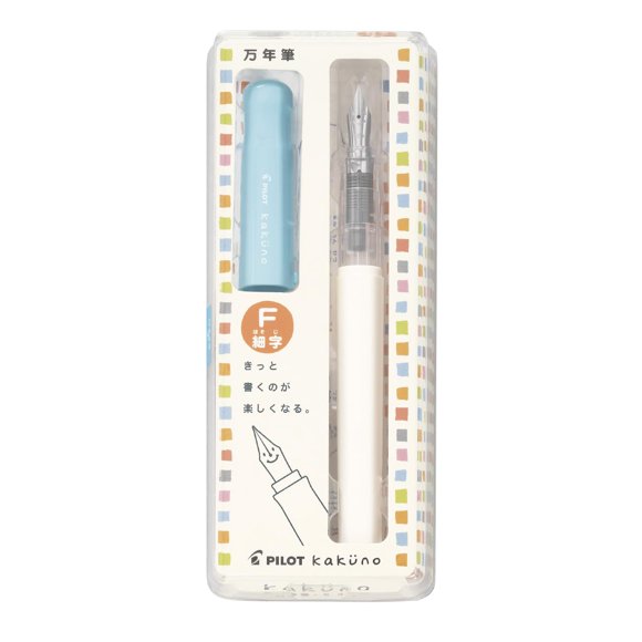 Pluma estilográfica PILOT Kakuno de punta fina FKA-1SR-SLF