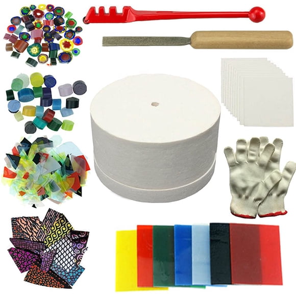 Kit de Manualidades WICAND Horno de Microondas para Fusión de Vidrio 10 piezas