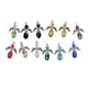 thumbnail image 5 of 12Pcs Con Cuentas Angel Heart Wing Faceted Glass DIY Dangle Colgante Multi, 5 of 5