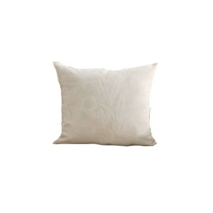 Genérico - Set De 4 Fundas Peludas De Hojas 45X45 Blanco