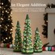 thumbnail image 5 of Juego de 3 árboles de Navidad de cerámica Best Choice Products, 5 of 7