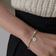 thumbnail image 3 of Pulsera Corazon Cuencas Bastones Con Perla, 3 of 5