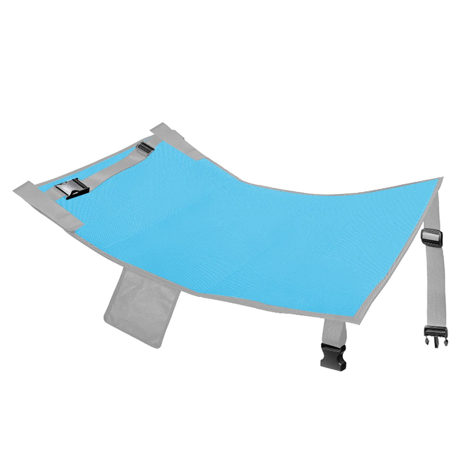 Magideal - Reposapiés De Avión Para /reposapiés Ajustable De Alta Resistencia, Reposapiés Portátil Para Vuelos De Avión, Reposapiés, Hamaca, Accesorios De Azul 45cmx35cm