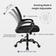 thumbnail image 3 of Silla de oficina DUMOS ergonómica con respaldo medio de malla con soporte lumbar, 3 of 5