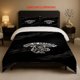 thumbnail image 1 of 3pcss Sons of Logo Grim Reaper Motorcycle Club Pattern Set Soft And Comfortable bedding Available in All Seasons, 1 of 5