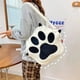 thumbnail image 5 of Bolso Garra Gato Kawaii Tela Peluche Suave Correa Ajustable, 5 of 8