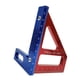 thumbnail image 2 of Regla triangular de inglete, herramientas de carpintero, regla de marcado de carpintería, regla de medición de múltiples ángulos para carpintero de Azul rojo, 2 of 5