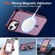 thumbnail image 2 of Funda magnética SUPFINE para iPhone 14/13, color rojo vino, 2 of 3