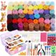 thumbnail image 1 of Kit de fieltro LOKUNN 311 piezas, 55 colores de lana, 1 of 7