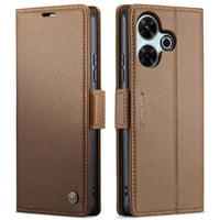 Caseme Tipo Cartera Xiaomi Redmi 13 4G Con Cierre Magnético, Rfid, Tarjetero, Soporte, Carga Inalámbrica