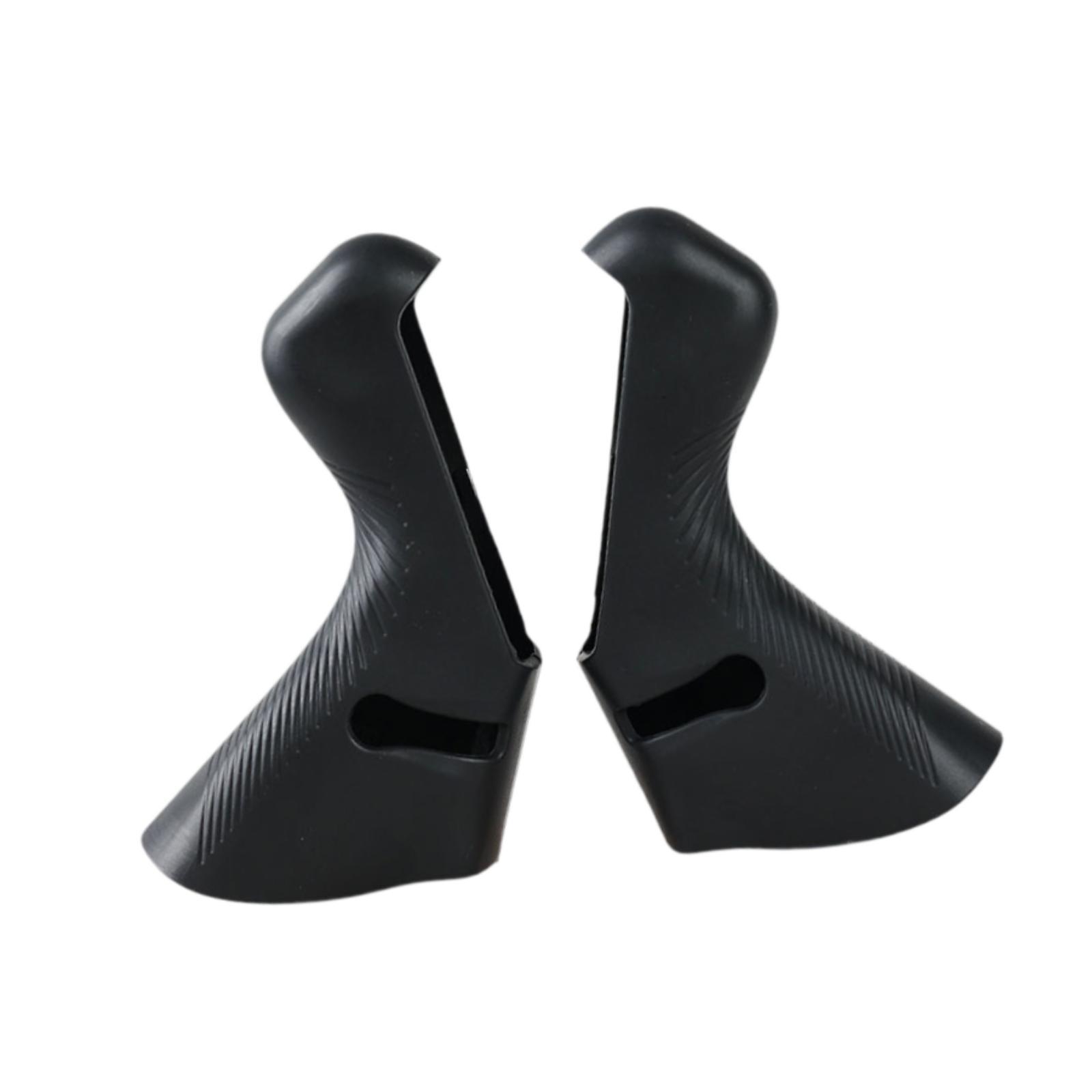 Ioensy - 2 Fundas De Silicona Para Palancas De Freno De Bicicleta, Cubiertas Para Palanca De Cambios De Bicicleta R5 R7 R9 Rx, Color Negro