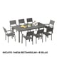 thumbnail image 2 of Juego Comedor Terraza 8 Personas Mesa 220x111cm Beige Northwest, 2 of 8