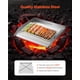 thumbnail image 2 of Plancha VEVOR de acero inoxidable 45x40 cm para parrilla de gas y barbacoa Teppanyaki, 2 of 9