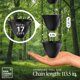 thumbnail image 3 of Cadena de Lluvia Rain Chains Direct 288 cm Aluminio Negro, 3 of 7