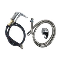 Magideal - Grifo De Champú Para Salón, Cabezal De Ducha De Mano, Repuesto Profesional De Alta Presión, Fregadero De Salón Para Champú, Tazón De Cama, Tubería De Negro Con Cabeza De Tubo