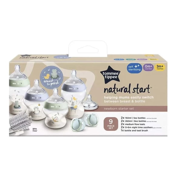 Set De Inicio Lactancia Recien Nacido Natural Start Azul