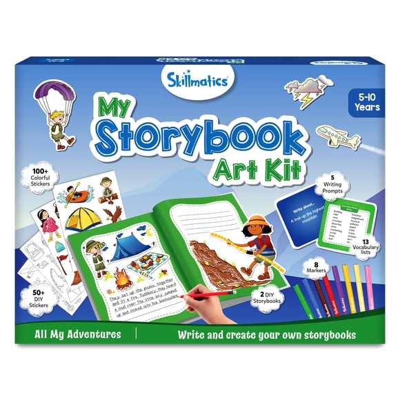 Kit de arte Skillmatics Storybook All My Adventures para niños de 5 a 10 años