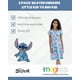thumbnail image 3 of Vestidos de skater Disney Lilo & Stitch Angel para niñas grandes azul/gris, 3 of 3