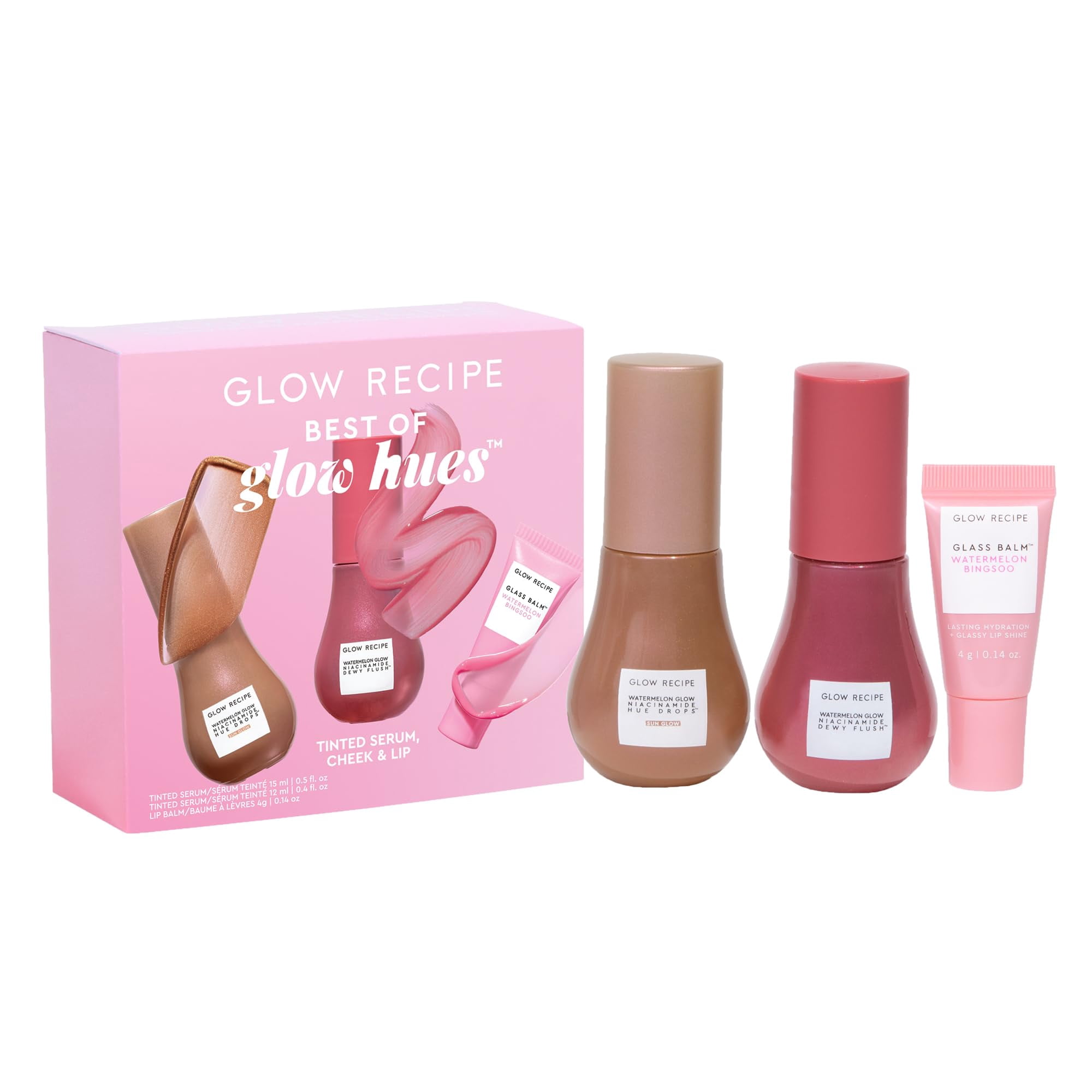 Set De Cuidado Facial Glow Recipe Best Of Glow Hues Kit 3 Piezas