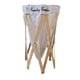 thumbnail image 1 of Canasto cesta ropa sucia plegable madera 35x69cm, 1 of 2