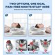 thumbnail image 2 of Almohada cervical DONAMA de espuma viscoelástica con efecto refrescante y diseño ergonómico, 2 of 8
