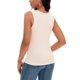 thumbnail image 3 of ATHLECHIC Top Ajustado de Mujer de Punto Acanalado Cuello Redondo Ajuste Ceñido Top Casual L Albaricoque, 3 of 5