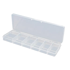 Ioensy - Caja Organizadora De Puntas De Uñas Con 12 Ranuras, Vacía Para Puntas De Uñas Postizas, Manualidades, Cuentas Transparentes