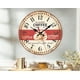 thumbnail image 2 of Reloj De Pared Analogo Rústico Vintage Retro, 2 of 2
