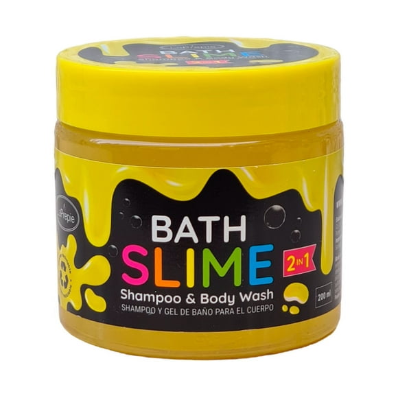 BATH SLIME 2 EN 1 AMARILLO (Shampoo + Gel de ducha)