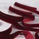 thumbnail image 2 of Xiao Hua Cinta de Terciopelo Rojo Vino de 0.59 Pulgadas x 5 Yardas de Largo, 2 Piezas de Cintas de Terciopelo Suave de Felpa de un Solo Lado, Adecuada para Empaques de Regalos de Navidad, Pasadores, 2 of 3