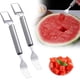 thumbnail image 1 of Mejora 2026 cortador fruta acero inoxidable 2 en 1 sandía tenedor hogar cocina, 1 of 8