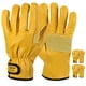 thumbnail image 1 of Guantes de trabajo LOCCEF 8/M de cuero de vaca - Pack de 2 pares, 1 of 6