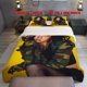 thumbnail image 1 of 3pcs Camo Jacket Yellow Background Cool Fashion Theme Pattern Bedding Set Duvet Cover and Pillowcase, 1 of 5
