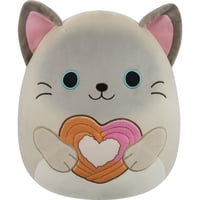 Peluche Squishmallows Felton, Gato Siamés, 30 Cm, San Valentín