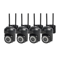 Pack 4X Cámara Seguridad Wifi 5G 2Mp Guardpro X5 Negro Levo