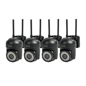 Pack 4X Cámara De Seguridad Wifi 5G 2Mp Guardpro X5 Levo Negro Negro