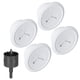thumbnail image 1 of Ocultadores de cables ECHOGEAR Wall para gestión de cables, paquete de 4 unidades, color blanco, 1 of 9