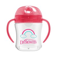Dr. Brown'S - Vaso Boquilla Blanda 180Ml 6M+ Rosado