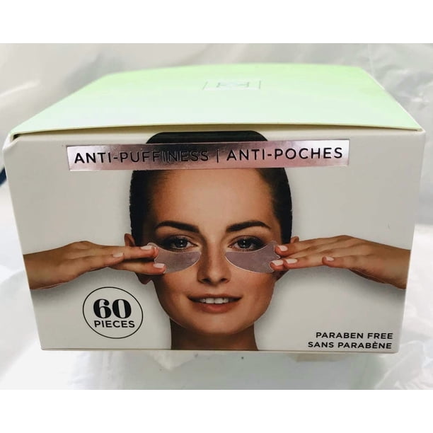 Mascarilla para el tratamiento de la piel Danielle Creations Puffy Under Eyes, 60 unidades