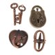 thumbnail image 1 of 4 Unids/set Intelectual Creativo Ocio Rompecabezas Metal Magic Lock Juguete Estilo 1, 1 of 5