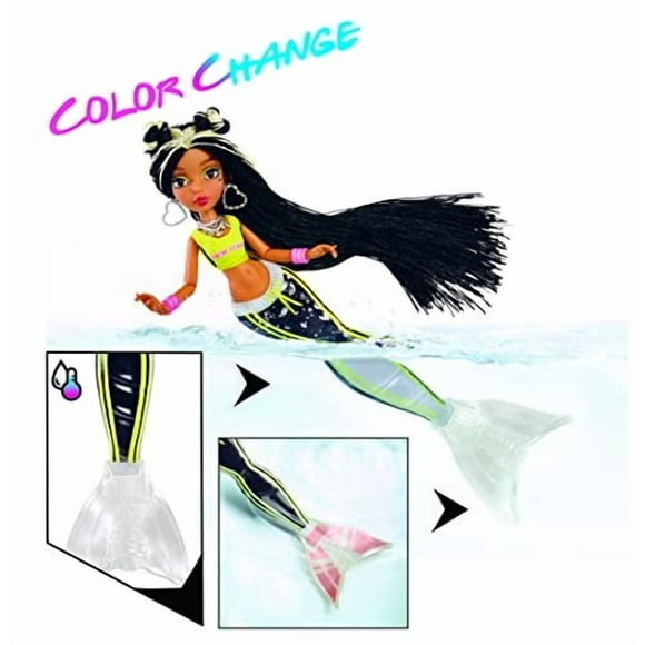 MERMAZE MERMAIDZ Cambio de color Jordie Mermaid Fashion Doll con traje de diseñador y acce MERMAZE MERMAIDZ MERMAZE MERMAIDZ
