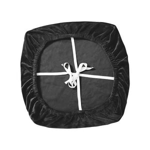 Genérico - Funda Elástica Para Asiento De Silla, Funda Para Silla De Comedor Para Banquete, Silla Giratoria, Color Negro