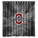 thumbnail image 1 of Cortina de ducha de los Ohio State Buckeyes, juego de cortina de baño con ganchos, tamaño 66 x 72 pulgadas, 1 of 3