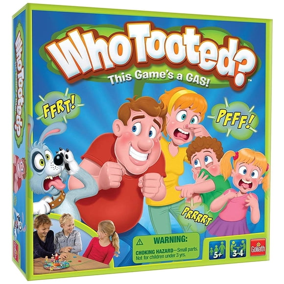 Juego Goliath ¿Quién se tiró un pedo? Diversión flatulenta para 3-4 jugadores