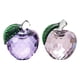 thumbnail image 3 of 2pcs 4x5.5cm Colorido Crystal Apple Handcraft Christmas Eve Souvenir, 3 of 6