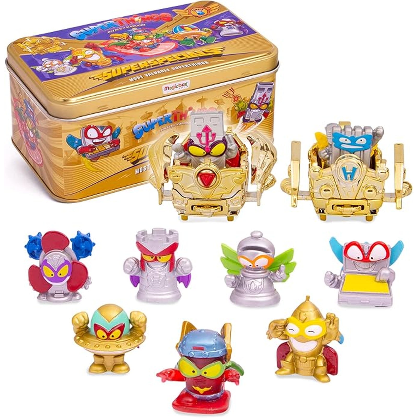 Magicbox - Superzings Lata Dorada Series 5 , Figuras Exclusivas