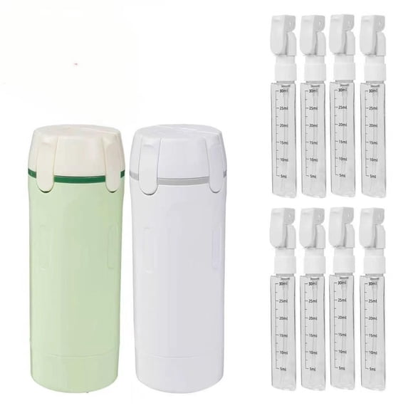 Dispensador de viaje Chefensty 4 en 1 a prueba de fugas 30 ml